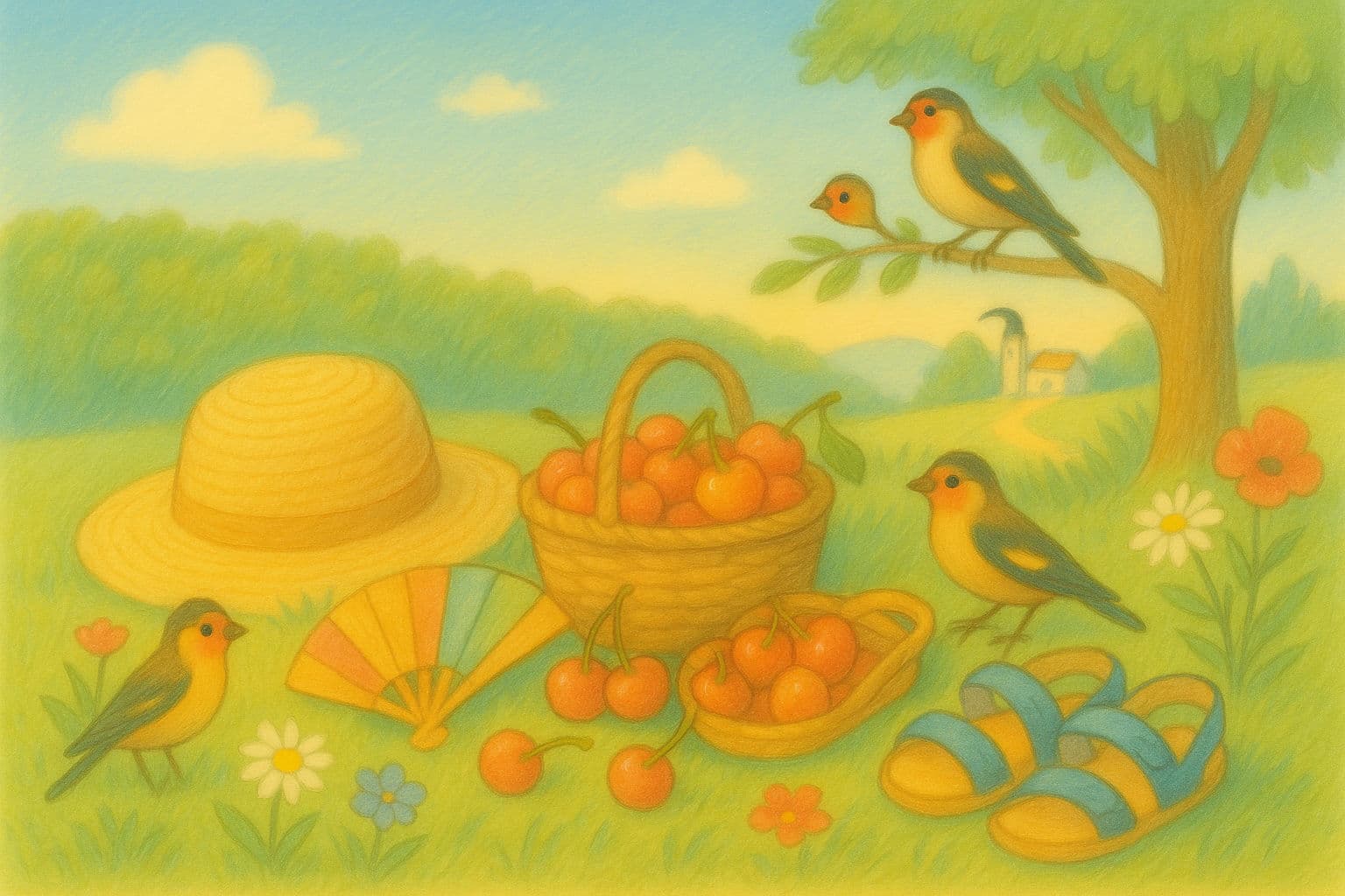 L’été : entre soleil, moissons et merveilles