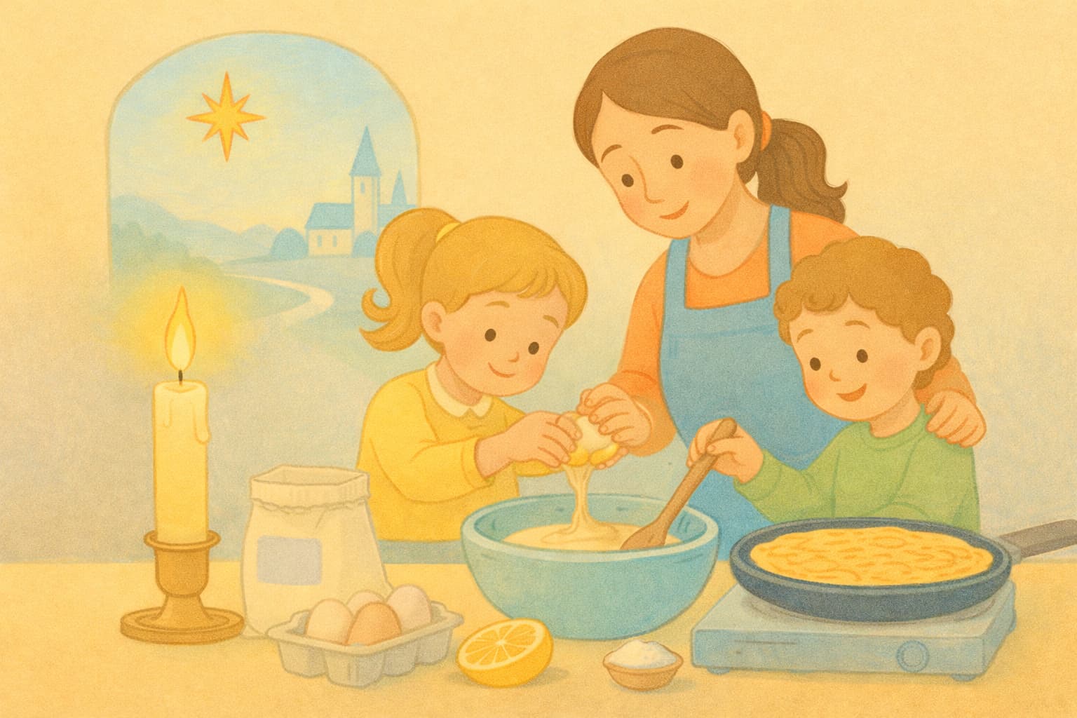 La Chandeleur : fête de la lumière et des crêpes